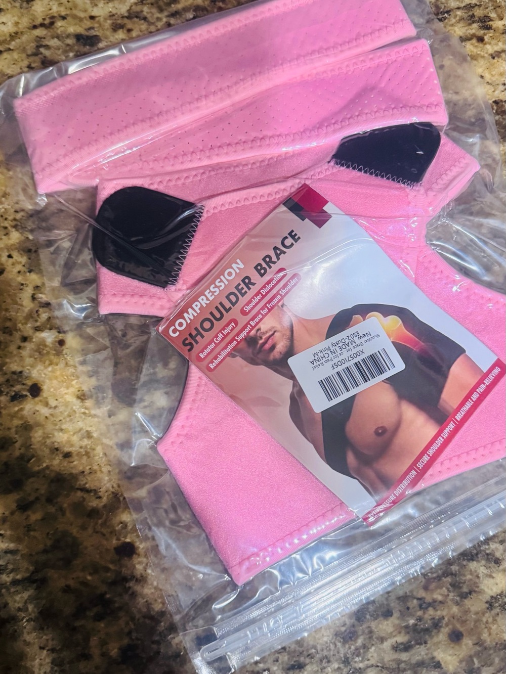 Compression Shoulder Brace - Pink